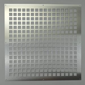 7-5050A Ventilatieplaat, aluminium mill-finish