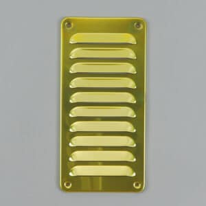 1-1122MG Schoepenrooster messing gepolijst