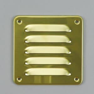 1-1212MG Schoepenrooster messing gepolijst