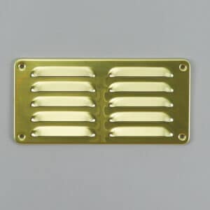 1-2211MG Schoepenrooster messing gepolijst