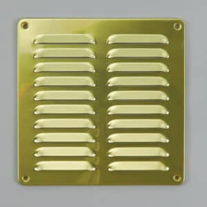 1-2222MG Schoepenrooster messing gepolijst