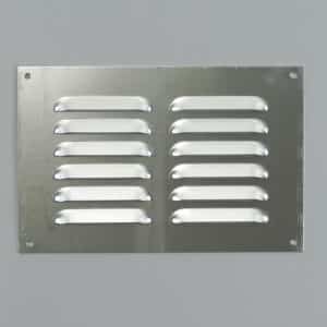 1-2315 Schoepenrooster, aluminium vlak