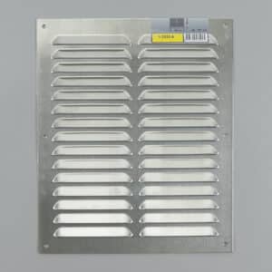 1-2530 Schoepenrooster, aluminium vlak