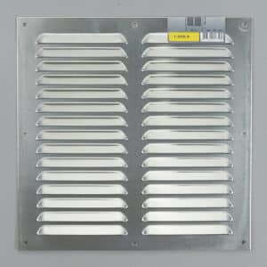 1-3030 Schoepenrooster, aluminium vlak