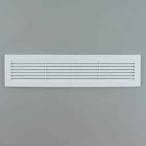 1-4611KW Schoepenrooster, kunststof wit