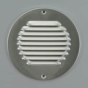 1-R150 Schoepenrooster, rond, aluminium