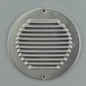 1-R175 Schoepenrooster, rond, aluminium