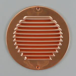 1-R175K Schoepenrooster, rond koper