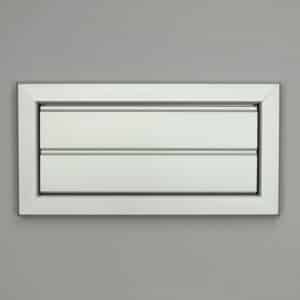 12-3116AA Overdrukrooster, aluminium geanodiseerd