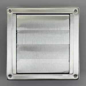 12-5010I Overdrukrooster, buis 100 mm RVS 304