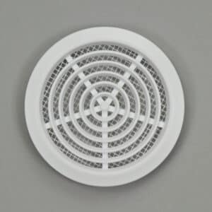 13-1008W Ventilatierozet, kunststof wit