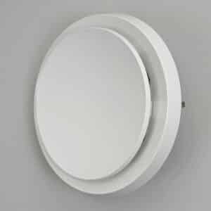 13-4220W Toevoerventiel, rond, kunststof, buis 200 mm wit