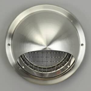 13-5512 Bolrooster, hoge doorlaat, rond, buis 125 mm