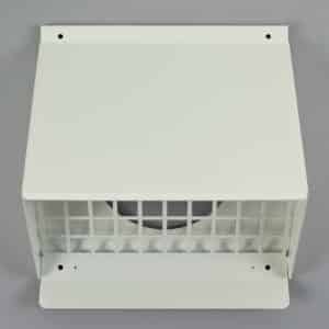 13-6015 Geveldoorvoer, aluminium, buis 125/150 mm