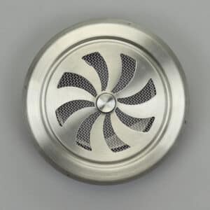 13-6510I Rooster, afsluitbaar, buis 100 mm RVS 304