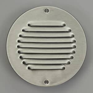 13-7010I Schoepenrooster, rond, buis 100 mm RVS 304