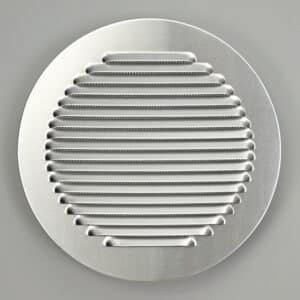 13-TA20 Schoepenrooster, buis 200 mm, aluminium