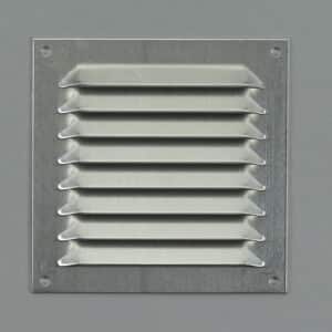 1L-1010 Schoepenrooster, aluminium, vlak, hoge doorlaat