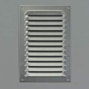 1L-1015 Schoepenrooster, aluminium, vlak, hoge doorlaat