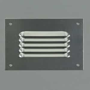 1L-1510 Schoepenrooster, aluminium, vlak, hoge doorlaat