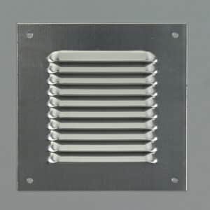 1L-1515 Schoepenrooster, aluminium, vlak, hoge doorlaat