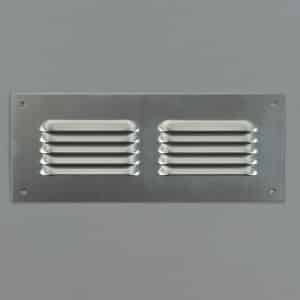 1L-2510 Schoepenrooster, aluminium, vlak, hoge doorlaat