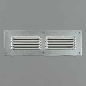 1L-3010 Schoepenrooster, aluminium, vlak, hoge doorlaat