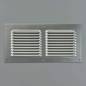 1L-3015 Schoepenrooster, aluminium, vlak, hoge doorlaat