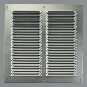 1L-3030 Schoepenrooster, aluminium, vlak, hoge doorlaat