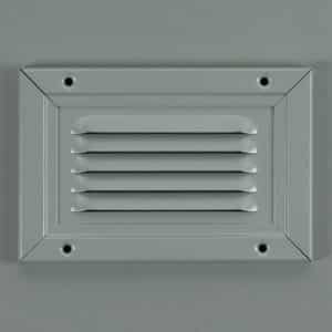 1MGS-1510 Schoepenrooster, aluminium, omkaderd