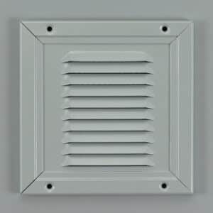 1MGS-1515 Schoepenrooster, aluminium, omkaderd