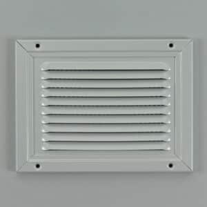 1MGS-2015 Schoepenrooster, aluminium, omkaderd