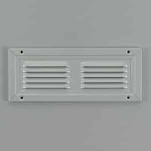 1MGS-2510 Schoepenrooster, aluminium, omkaderd