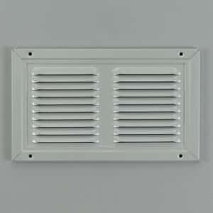 1MGS-2515 Schoepenrooster, aluminium, omkaderd