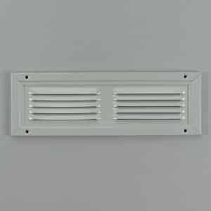 1MGS-3010 Schoepenrooster, aluminium, omkaderd