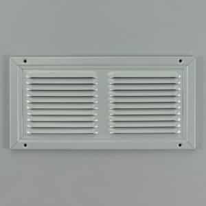 1MGS-3015 Schoepenrooster, aluminium, omkaderd