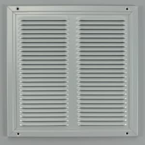 1MGS-3030 Schoepenrooster, aluminium, omkaderd