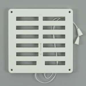 2-1616K Schuifrooster, kunststof wit