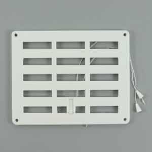 2-2520K Schuifrooster, kunststof wit