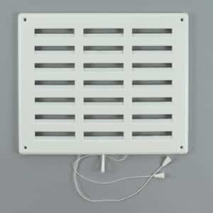 2-3025K Schuifrooster, kunststof wit