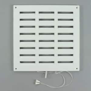 2-3030K Schuifrooster, kunststof wit