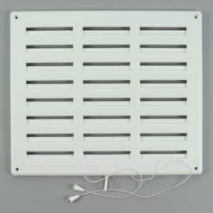 2-3530K Schuifrooster, kunststof wit