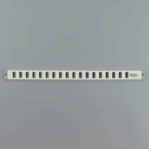 2-4703W Schuifrooster, aluminium wit, RAL 9010