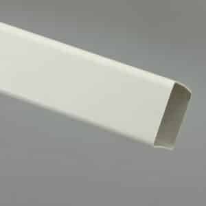 20K15-100 kanaal 150 x 75mm, platte buis, lengte 1000 mm wit