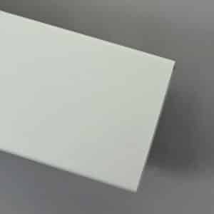 20K22-100 kanaal 220 x 90mm, platte buis, lengte 1000 mm wit