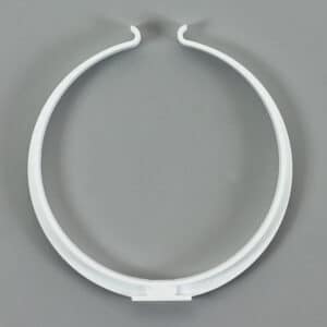 20KR15-150 buis, rond 150 mm, montage beugel wit