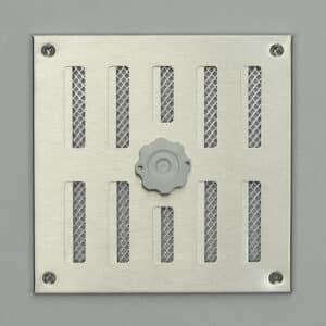 3-1616I Schuifrooster, met vliegengaas RVS 304