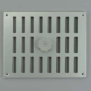 3-2520 Schuifrooster, aluminium met vliegengaas