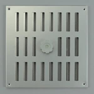 3-2525 Schuifrooster, aluminium met vliegengaas