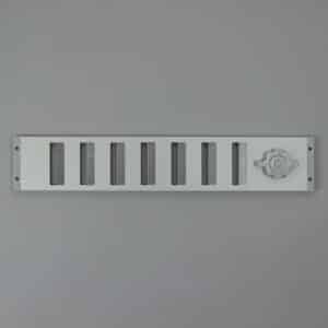 3-5009 Schuifrooster, aluminium 90 mm. hoog